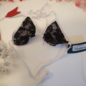 Lace overlay 2 PC bra